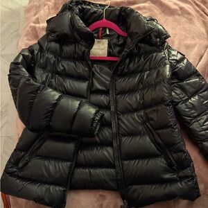 Moncler Shiny Black Puffer Jacket